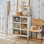 Credenza in ferro e vetro Cap Ferrat 73 cm - OrchideaMilano1981