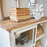 Credenza in ferro e vetro Cap Ferrat 73 cm - OrchideaMilano1981