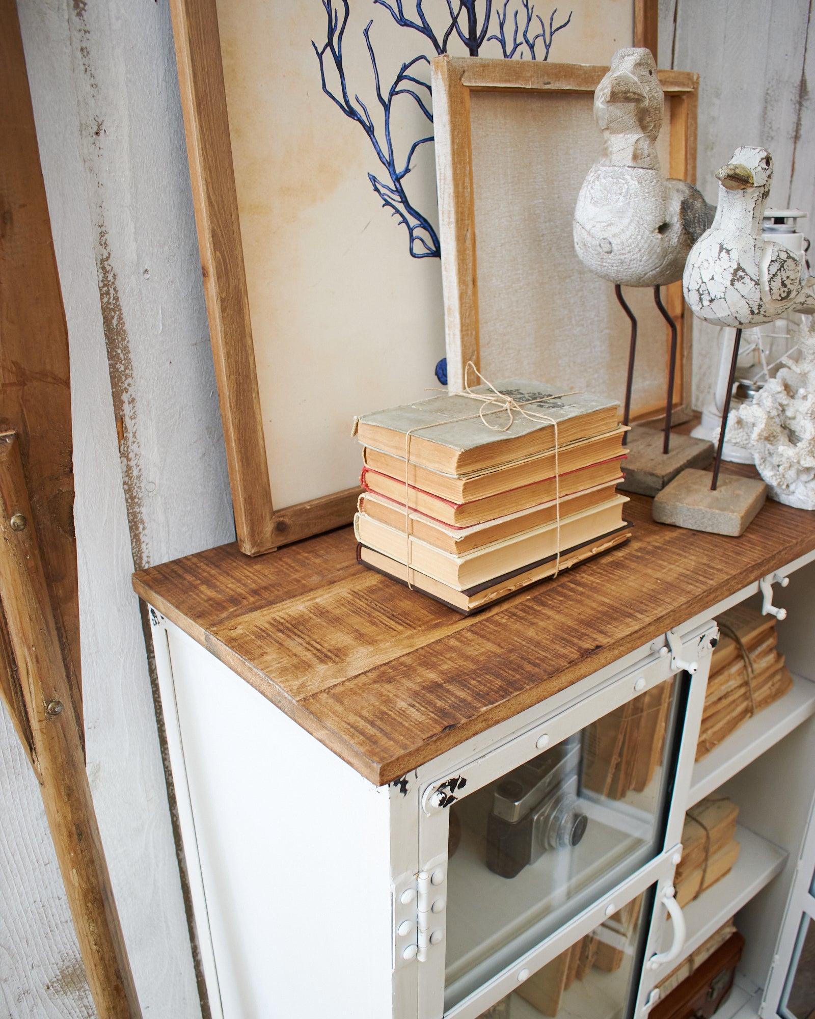 Credenza in ferro e vetro Cap Ferrat 73 cm - OrchideaMilano1981
