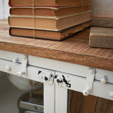Credenza in ferro e vetro Cap Ferrat 73 cm - OrchideaMilano1981