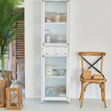 Vetrina in ferro e vetro Antique White 51 cm - OrchideaMilano1981