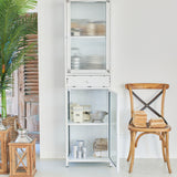 Vetrina in ferro e vetro Antique White 51 cm - OrchideaMilano1981