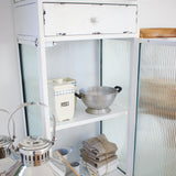 Vetrina in ferro e vetro Antique White 51 cm - OrchideaMilano1981