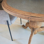 Tavolo rotondo in legno massello da bistrot Chelsea 95 cm - OrchideaMilano1981