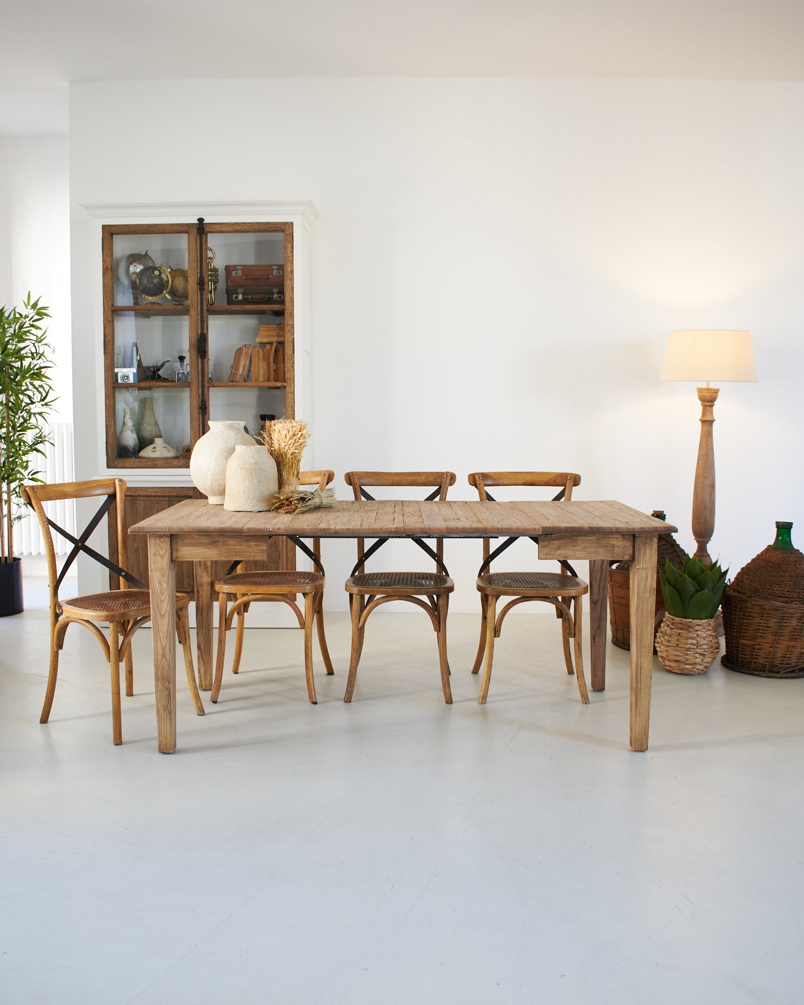 Tavolo allungabile in legno di rovere di recupero Depot  90-180 cm - OrchideaMilano1981