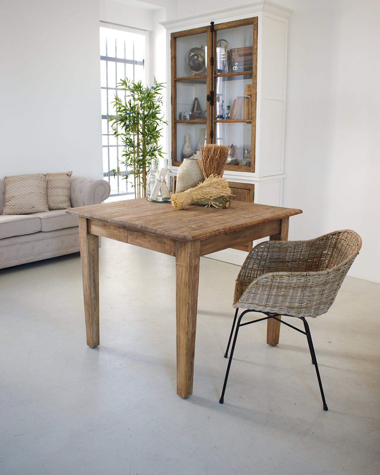 Tavolo allungabile in legno di rovere di recupero Depot  90-180 cm - OrchideaMilano1981