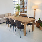 Tavolo allungabile in legno di rovere di recupero Depot  90-180 cm - OrchideaMilano1981