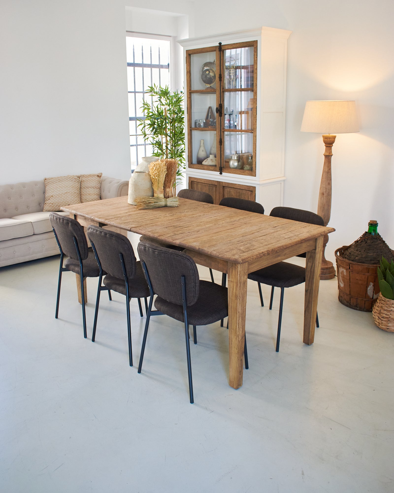 Tavolo allungabile in legno di rovere di recupero Depot  90-180 cm - OrchideaMilano1981