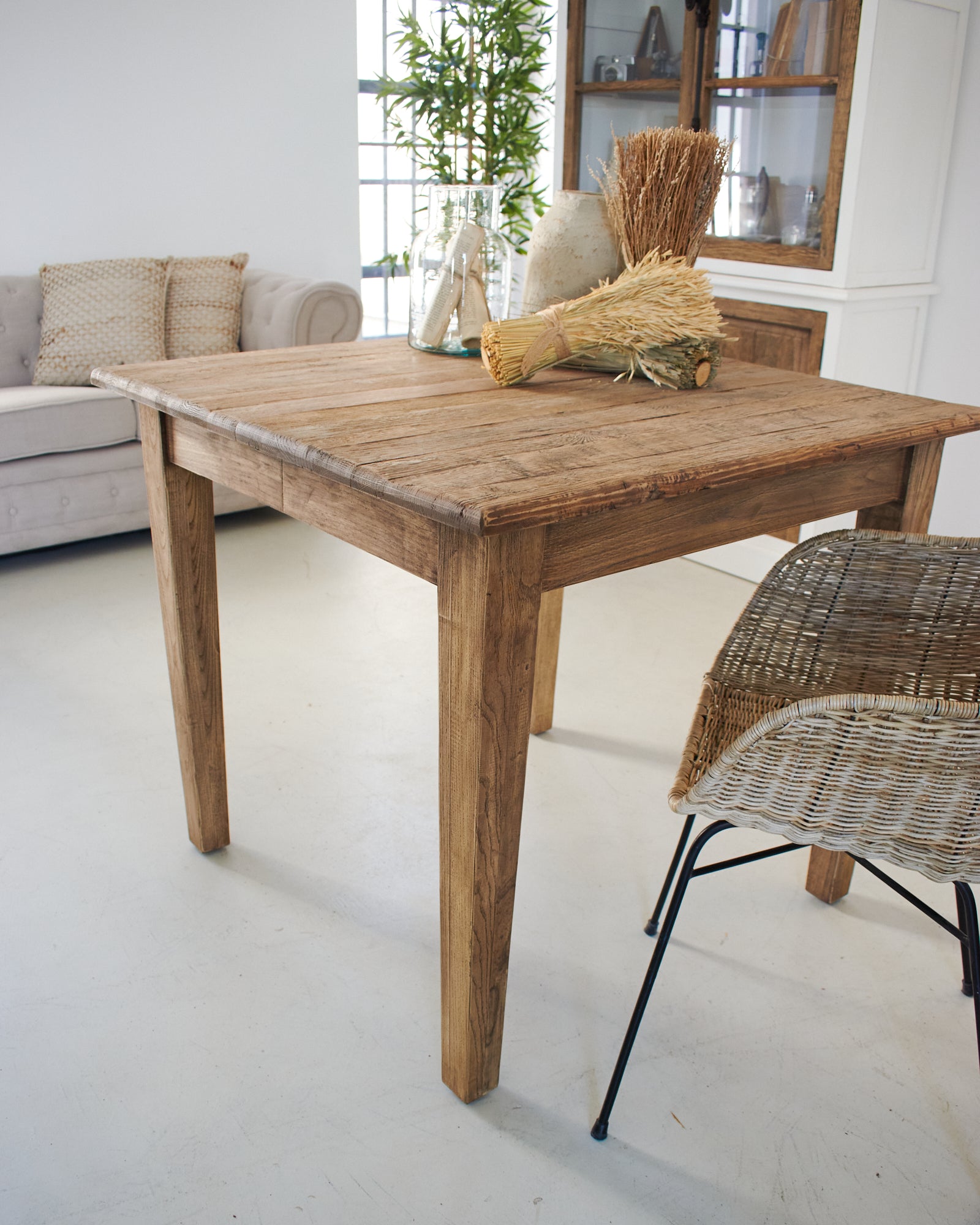 Tavolo allungabile in legno di rovere di recupero Depot  90-180 cm - OrchideaMilano1981