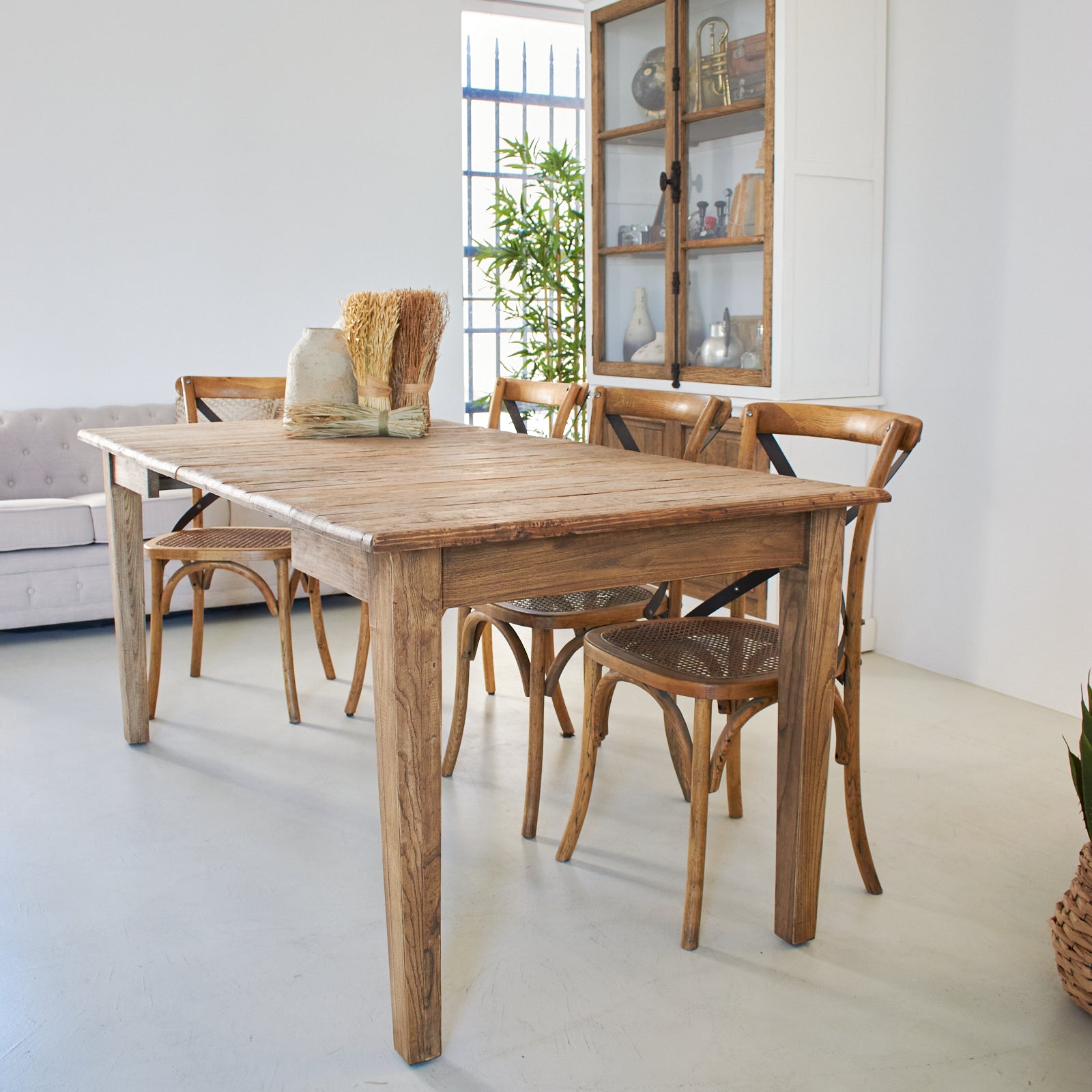 Tavolo allungabile in legno di rovere di recupero Depot  90-180 cm - OrchideaMilano1981