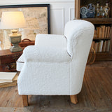 Poltrona in tessuto pelliccia effetto pecora Tibet - OrchideaMilano1981