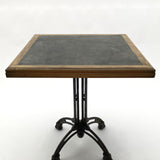 Tavolo quadrato in legno massello da bistrot Marseille 70 cm - OrchideaMilano1981