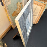 Portafoto con cornice in osso Dusty Blue Edge - OrchideaMilano1981