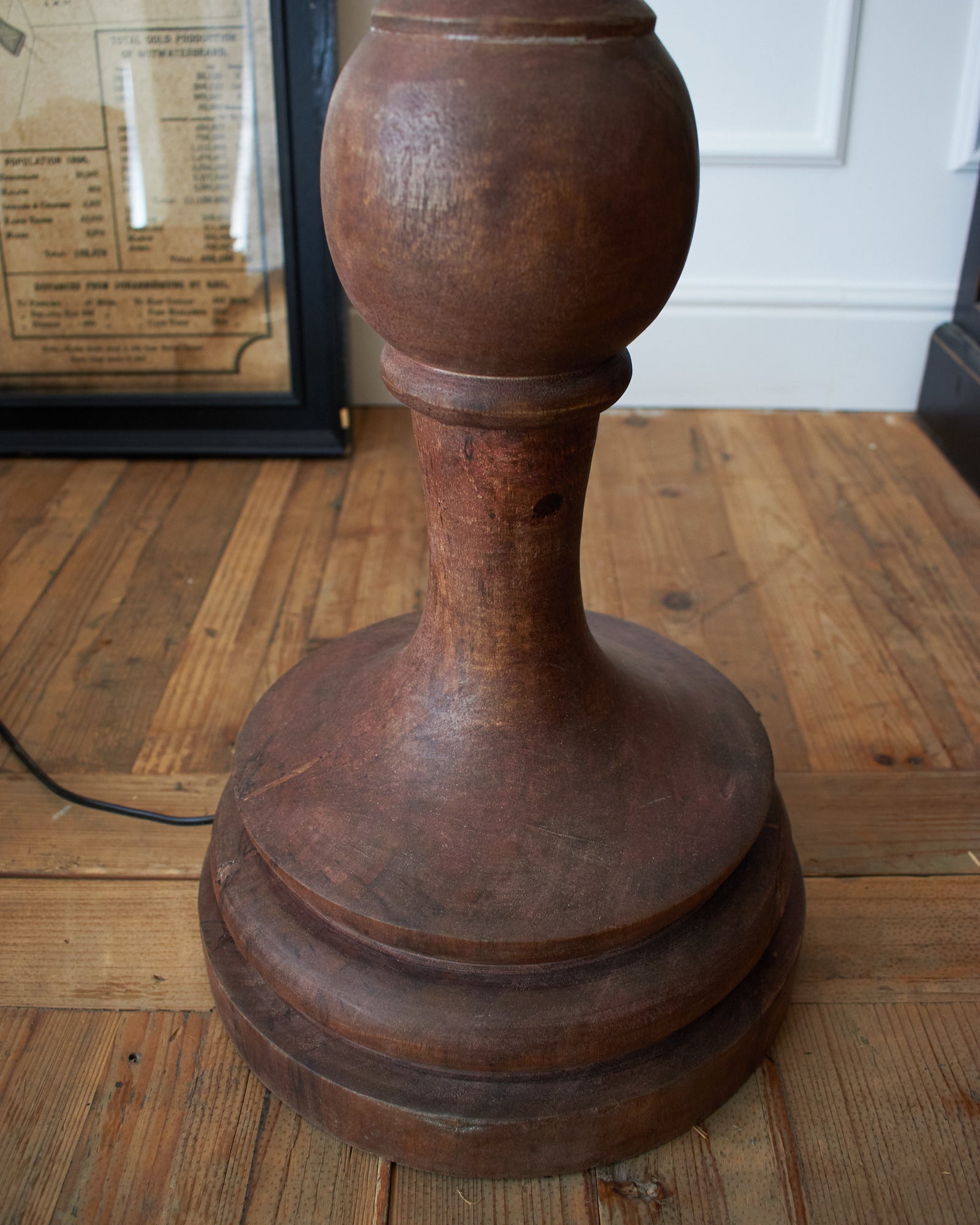 Lampada da terra in legno Salamanca - OrchideaMilano1981