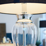Lampada da tavolo in metallo e vetro Garnier - OrchideaMilano1981