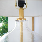 Lampada da tavolo in metallo e vetro Capri - OrchideaMilano1981