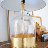 Lampada da tavolo in metallo e vetro Capri - OrchideaMilano1981