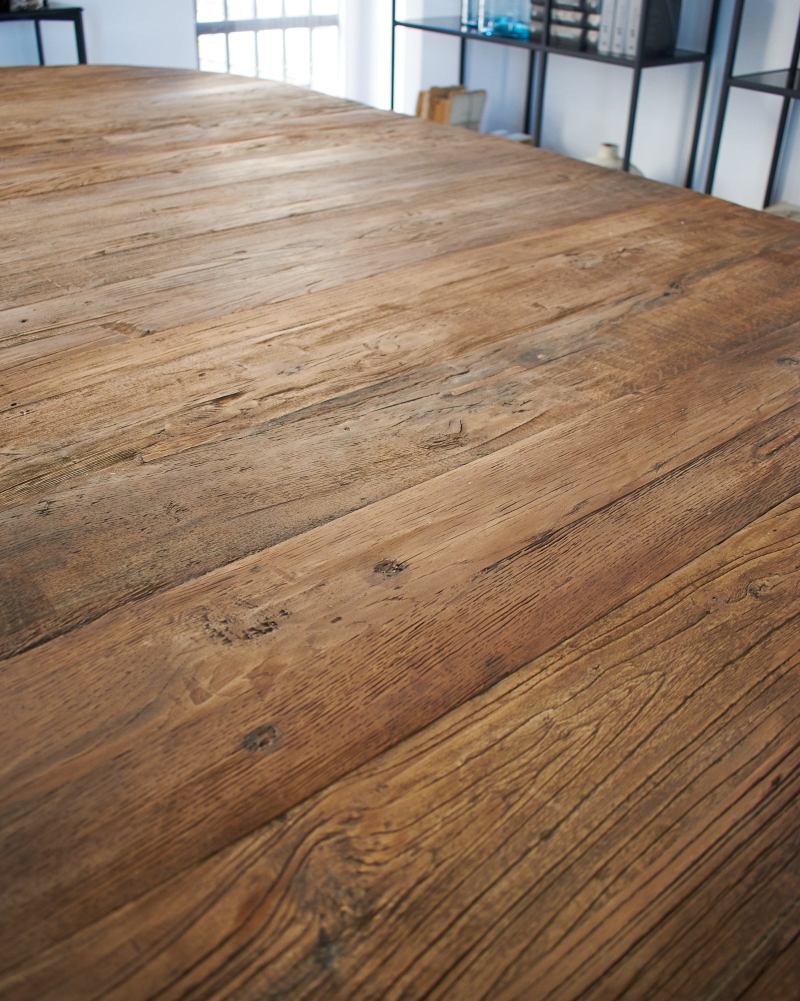 Tavolo allungabile in legno di olmo di recupero Grange 325 cm - OrchideaMilano1981