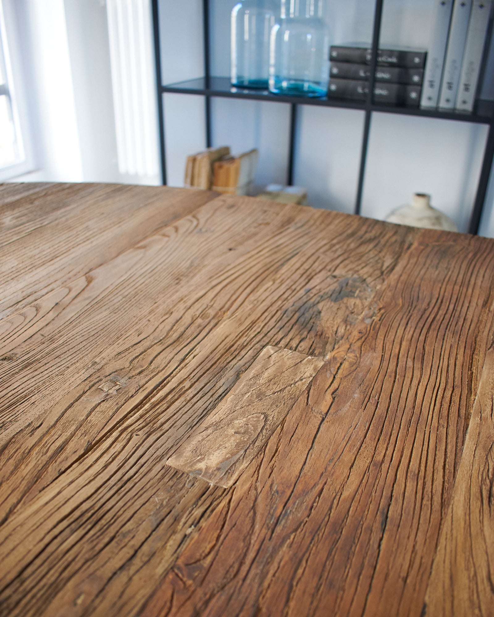 Tavolo allungabile in legno di olmo di recupero Grange 325 cm - OrchideaMilano1981