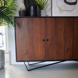 Credenza in legno massello e ferro Impronte 170 cm - OrchideaMilano1981