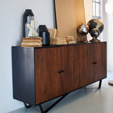 Credenza in legno massello e ferro Impronte 170 cm - OrchideaMilano1981