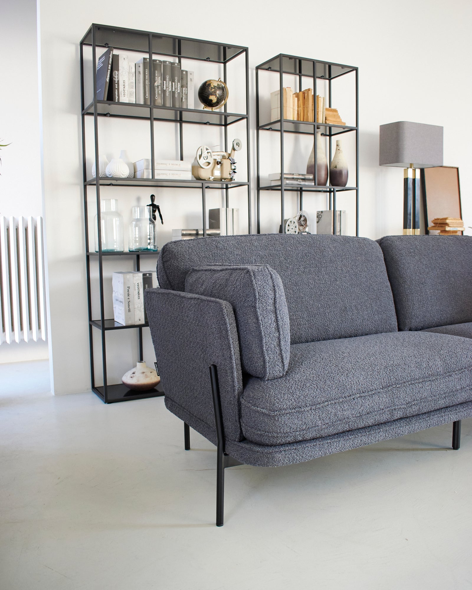 Divano 3 posti in tessuto bouclé Madison Avenue 220 cm - OrchideaMilano1981