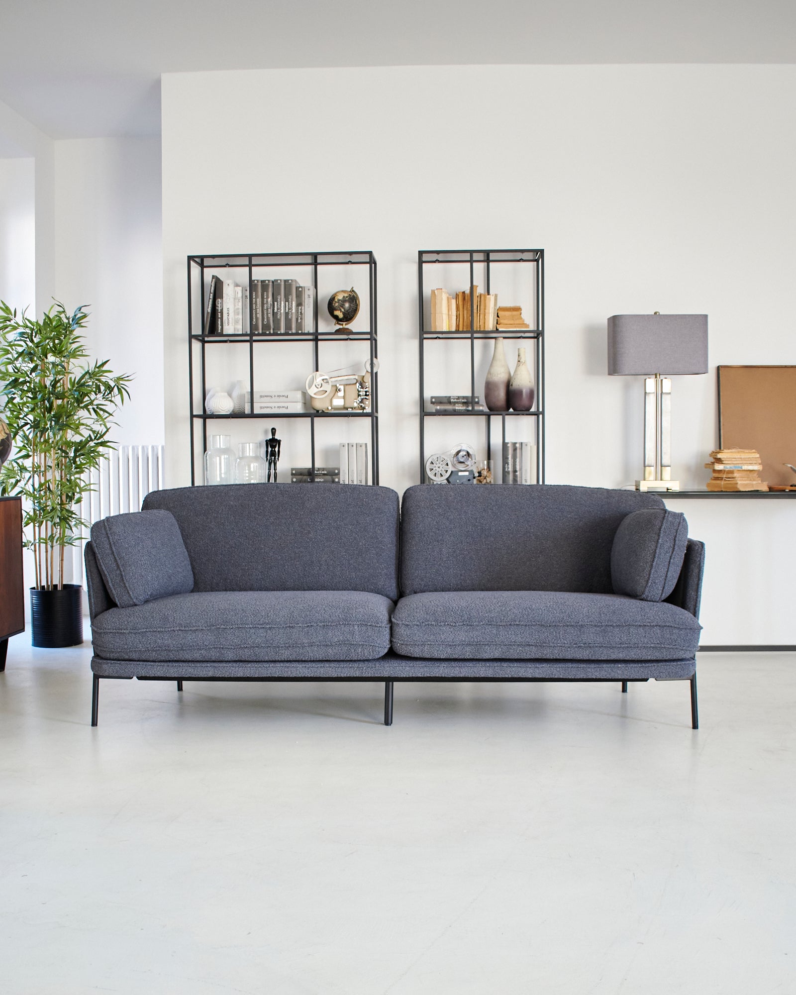 Divano 3 posti in tessuto bouclé Madison Avenue 220 cm - OrchideaMilano1981