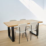 Tavolo in legno e ferro Fresno Small 180 cm - OrchideaMilano1981