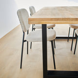 Tavolo in legno e ferro Fresno Small 180 cm - OrchideaMilano1981