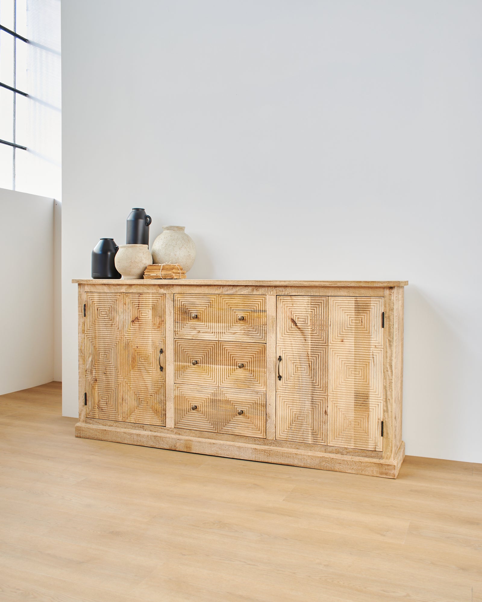 Credenza in legno massello Punta del Este 193 cm - OrchideaMilano1981