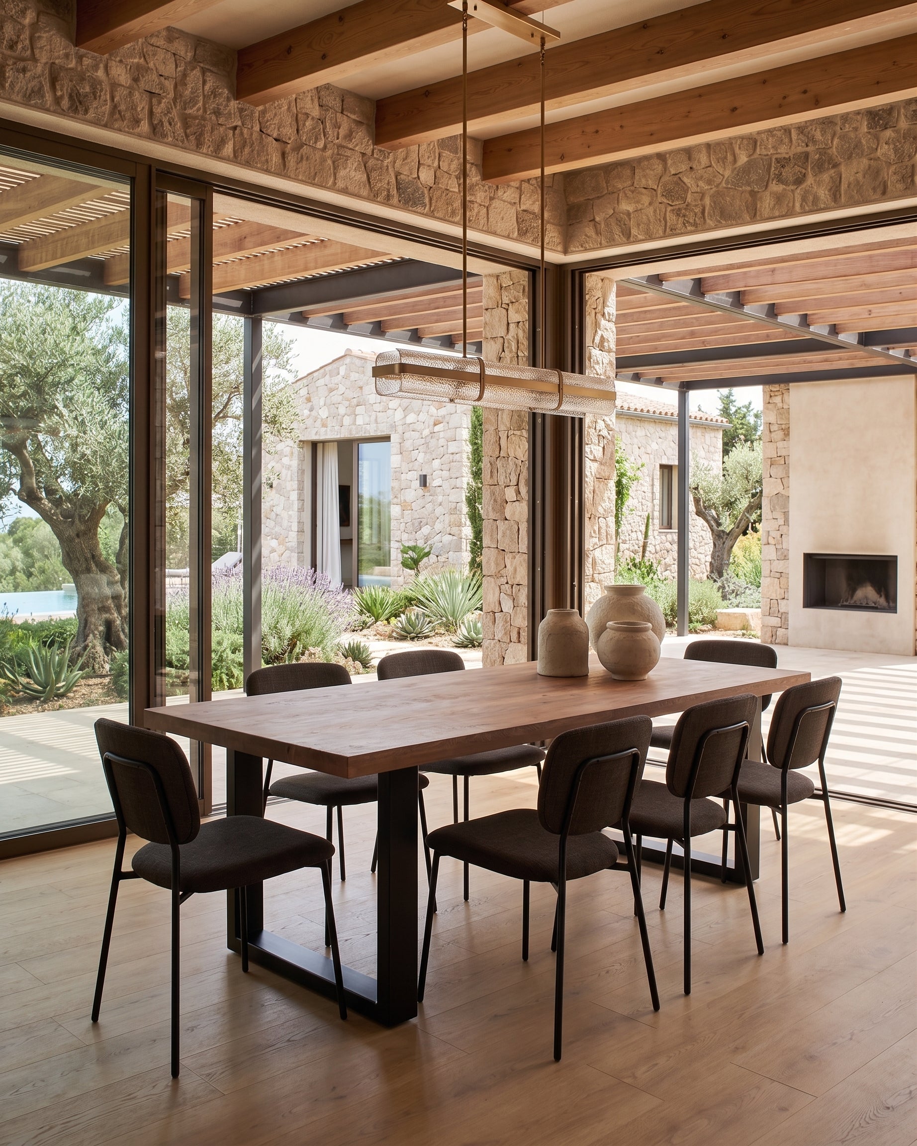 Tavolo in legno e ferro Denver Medium 200 cm - OrchideaMilano1981