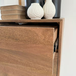 Cassettiera 5 cassetti in legno e ferro Skyline 60 cm - OrchideaMilano1981