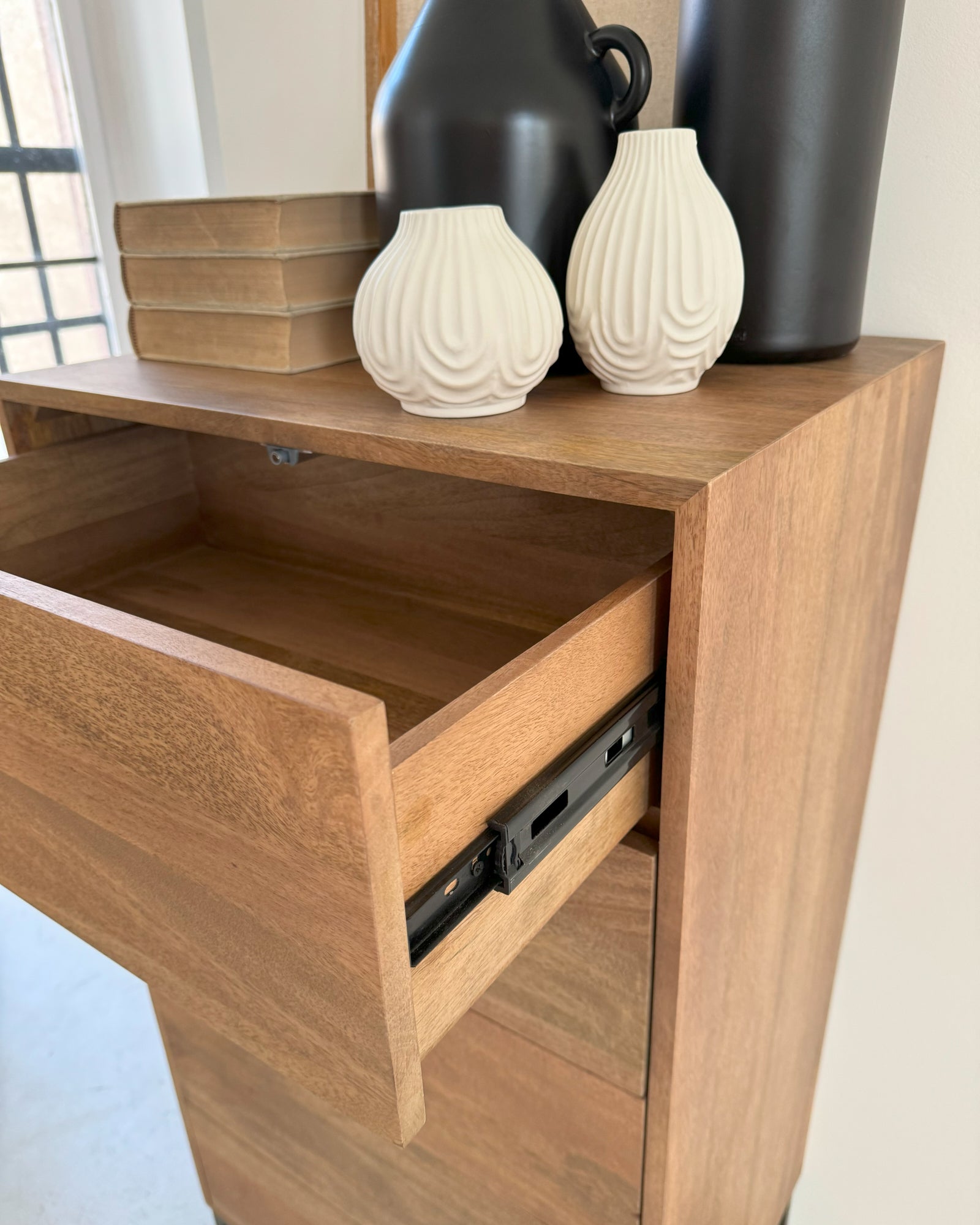 Cassettiera 5 cassetti in legno e ferro Skyline 60 cm - OrchideaMilano1981