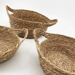 Cesti intrecciati in fibra naturale St. Barth set da 3 - OrchideaMilano1981