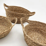 Cesti intrecciati in fibra naturale St. Barth set da 3 - OrchideaMilano1981