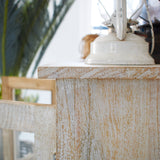 Credenza in legno e vetro Pantelleria 70 cm - OrchideaMilano1981