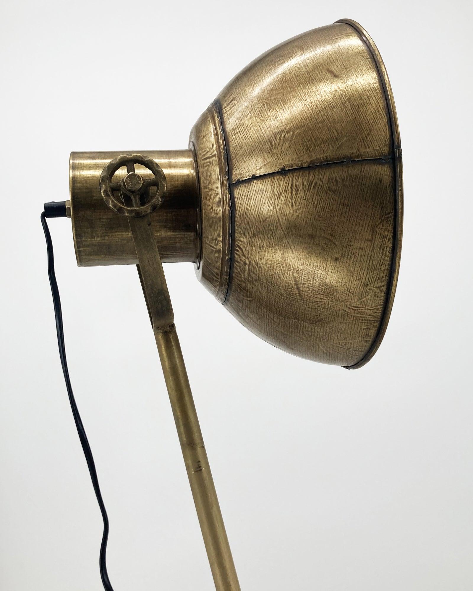 Lampada da terra in ferro Gold Antique - OrchideaMilano1981