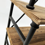 Libreria industriale in legno e ferro Boulangerie 115 cm - OrchideaMilano1981
