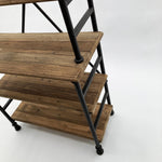 Libreria industriale in legno e ferro Boulangerie 115 cm - OrchideaMilano1981