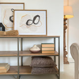 Libreria in legno e ferro Skyline 150 cm - OrchideaMilano1981