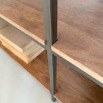 Libreria in legno e ferro Skyline 150 cm - OrchideaMilano1981
