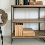 Libreria in legno e ferro Skyline 150 cm - OrchideaMilano1981
