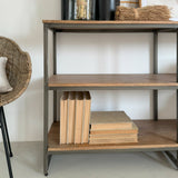 Libreria in legno e ferro Skyline 150 cm - OrchideaMilano1981
