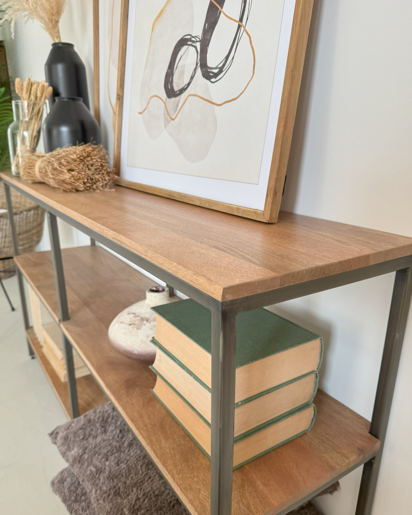 Libreria in legno e ferro Skyline 150 cm - OrchideaMilano1981
