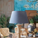 Paralume impero in tessuto Dark Grey 40 cm set di 6 - OrchideaMilano1981