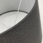 Paralume impero in tessuto Dark Grey 40 cm set di 6 - OrchideaMilano1981