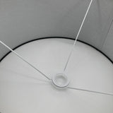 Paralume impero in tessuto Dark Grey 50 cm set di 4 - OrchideaMilano1981