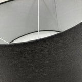 Paralume impero in tessuto Dark Grey 50 cm set di 4 - OrchideaMilano1981
