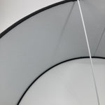 Paralume impero in tessuto Dark Grey 55 cm set di 4 - OrchideaMilano1981