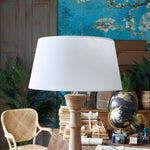 Paralume impero in tessuto White 50 cm set di 4 - OrchideaMilano1981